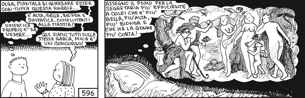 strisce, fumetti, umorismo, vignette, lavoro, ufficio, impiegati, operai, fabbrica, azienda, nove-diciotto, nove, diciotto,