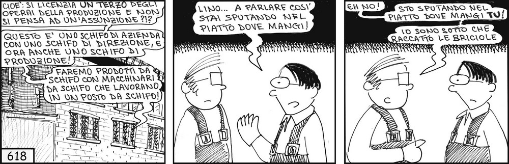 strisce, fumetti, umorismo, vignette, lavoro, ufficio, impiegati, operai, fabbrica, azienda, nove-diciotto, nove, diciotto,