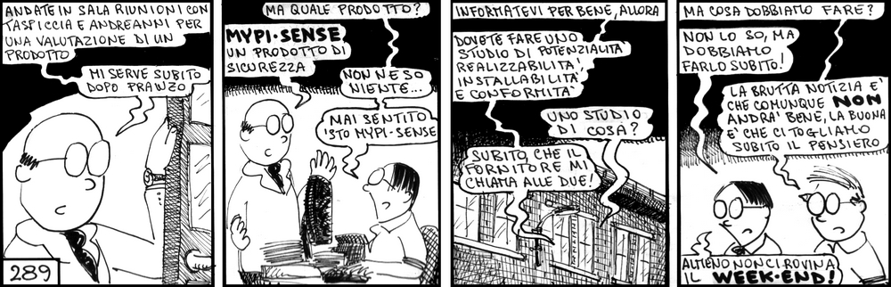 strisce, fumetti, umorismo, vignette, lavoro, ufficio, impiegati, operai, fabbrica, azienda, nove-diciotto, nove, diciotto, Complotto Lunare, cospirazione, riunione, impiegati