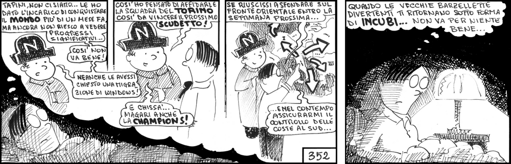 strisce, fumetti, umorismo, vignette, lavoro, ufficio, impiegati, operai, fabbrica, azienda, nove-diciotto, nove, diciotto,