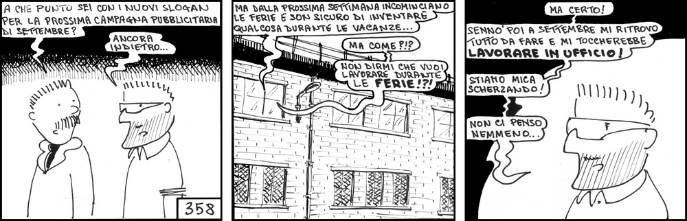 strisce, fumetti, umorismo, vignette, lavoro, ufficio, impiegati, operai, fabbrica, azienda, nove-diciotto, nove, diciotto,