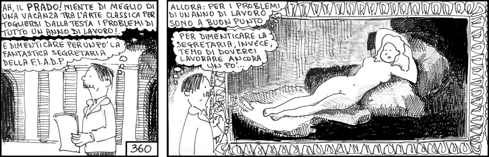 strisce, fumetti, umorismo, vignette, lavoro, ufficio, impiegati, operai, fabbrica, azienda, nove-diciotto, nove, diciotto,