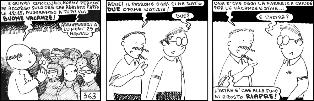 strisce, fumetti, umorismo, vignette, lavoro, ufficio, impiegati, operai, fabbrica, azienda, nove-diciotto, nove, diciotto,