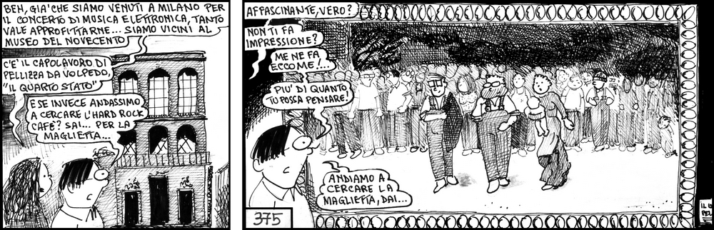 strisce, fumetti, umorismo, vignette, lavoro, ufficio, impiegati, operai, fabbrica, azienda, nove-diciotto, nove, diciotto, il quarto stato, pellizza da volpedo