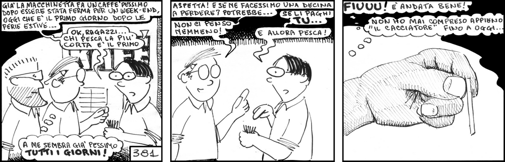 strisce, fumetti, umorismo, vignette, lavoro, ufficio, impiegati, operai, fabbrica, azienda, nove-diciotto, nove, diciotto,