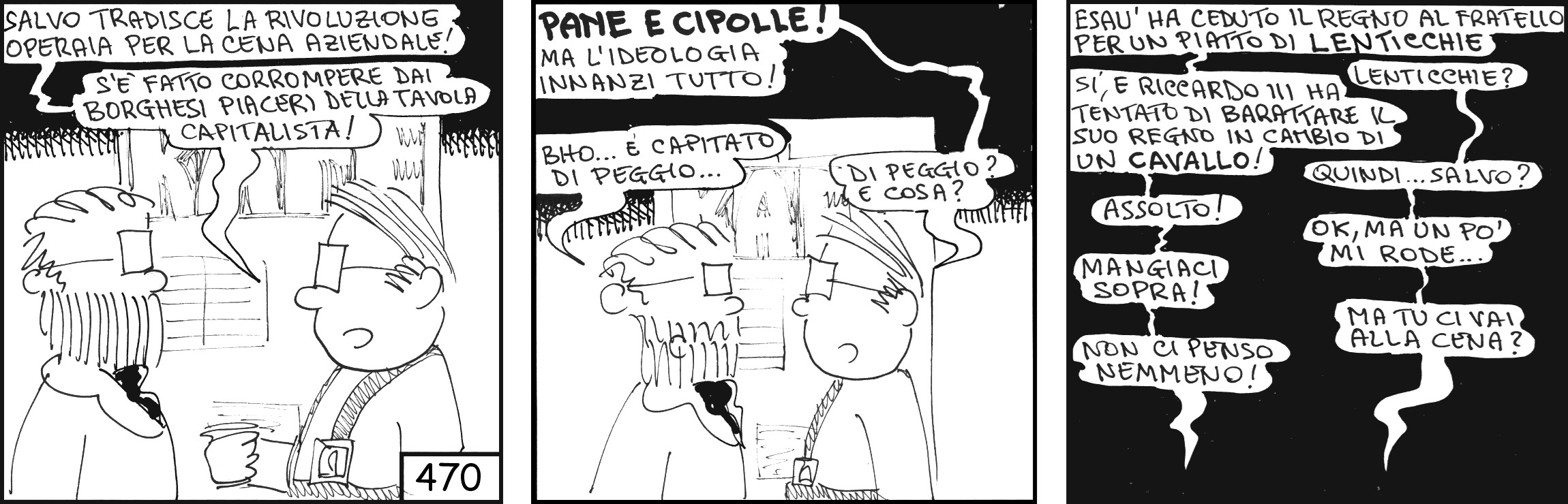 strisce, fumetti, umorismo, vignette, lavoro, ufficio, impiegati, operai, fabbrica, azienda, nove-diciotto, nove, diciotto,