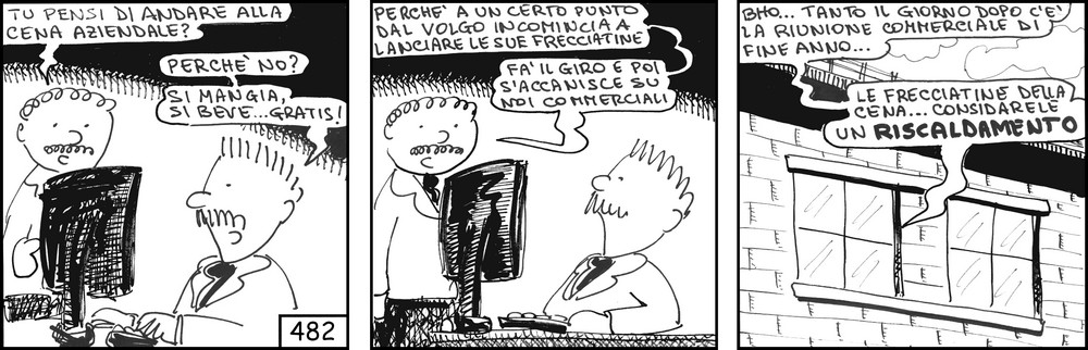 strisce, fumetti, umorismo, vignette, lavoro, ufficio, impiegati, operai, fabbrica, azienda, nove-diciotto, nove, diciotto,