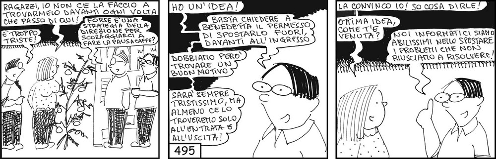 strisce, fumetti, umorismo, vignette, lavoro, ufficio, impiegati, operai, fabbrica, azienda, nove-diciotto, nove, diciotto,