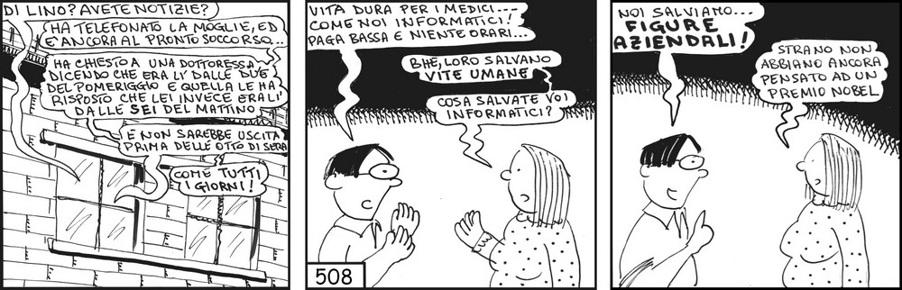 strisce, fumetti, umorismo, vignette, lavoro, ufficio, impiegati, operai, fabbrica, azienda, nove-diciotto, nove, diciotto,