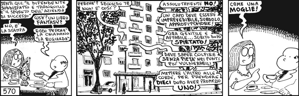 strisce, Signora Dal Volgo, fumetti, umorismo, vignette, lavoro, ufficio, nove-diciotto, nove, diciotto, 