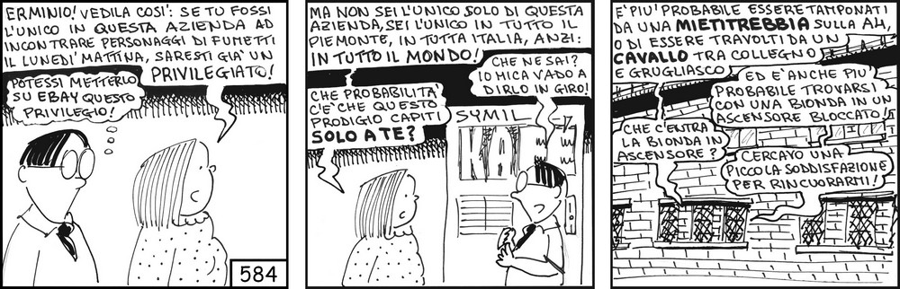 strisce, fumetti, umorismo, vignette, lavoro, ufficio, impiegati, operai, fabbrica, azienda, nove-diciotto, nove, diciotto,