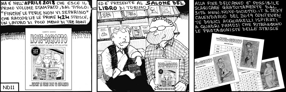 strisce, fumetti, umorismo, vignette, lavoro, ufficio, nove-diciotto, nove, diciotto, mobilit