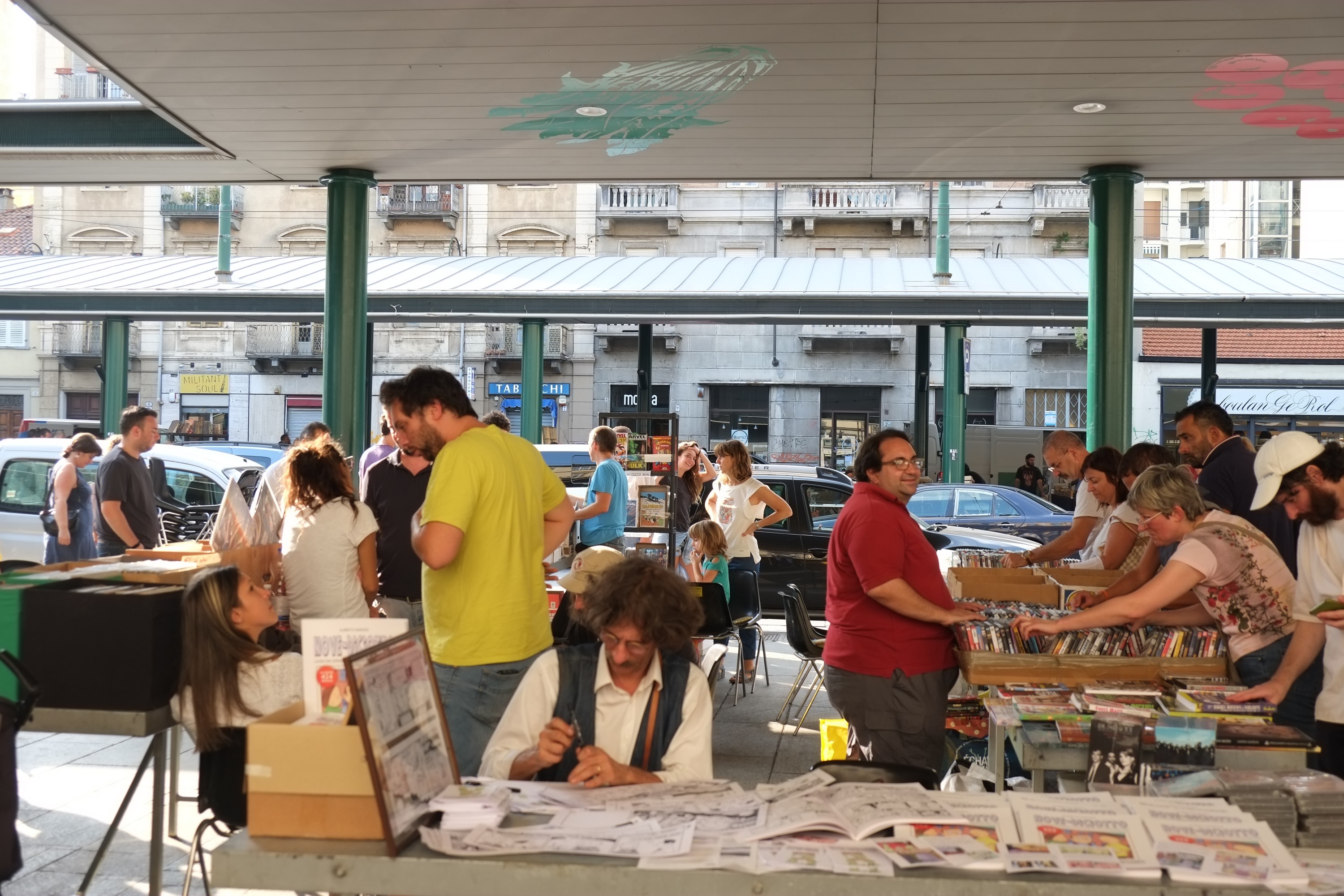 torino, fiera del fumetto, via madama cristina, 9 settembre 2018, alberto baroni, fumetti, nove diciotto, strisce, lavoro