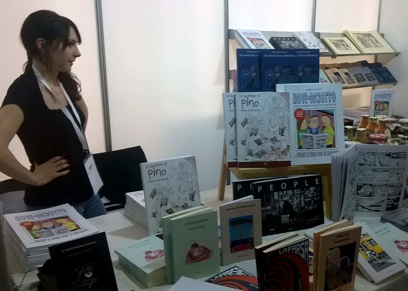 salone del libro, 7 ottobre 2018, alberto baroni, fumetti, nove diciotto, strisce, lavoro