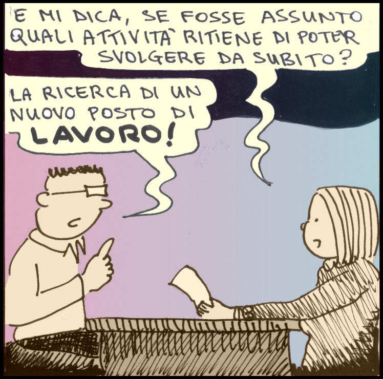 #nove-diciotto, #fumetti, #alberto baroni, #vignette, #lavoro, #ufficio, #fabbrica, #umorismo