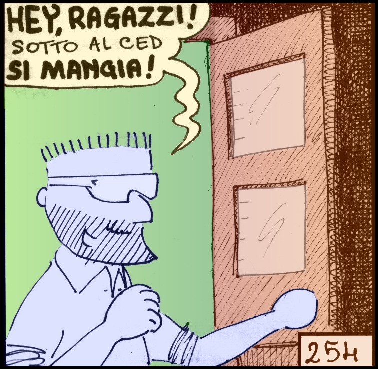 #nove-diciotto, #fumetti, #alberto baroni, #vignette, #lavoro, #ufficio, #fabbrica, #umorismo