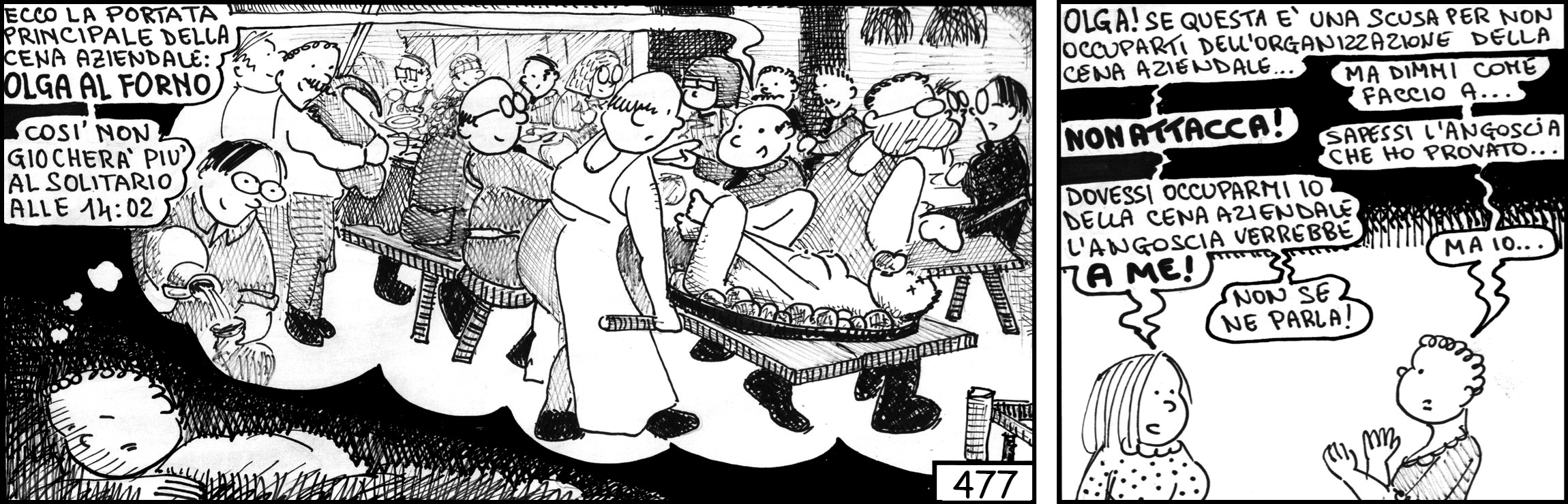 strisce, fumetti, umorismo, vignette, lavoro, ufficio, impiegati, operai, fabbrica, azienda, nove-diciotto, nove, diciotto,